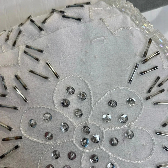 🤍”Gunit Fashions” Vintage White Beaded Tunic w/ “Snowflake” Pattern Size 2X 🩶 - Picture 17 of 17